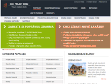 Tablet Screenshot of chciprojektdomu.cz